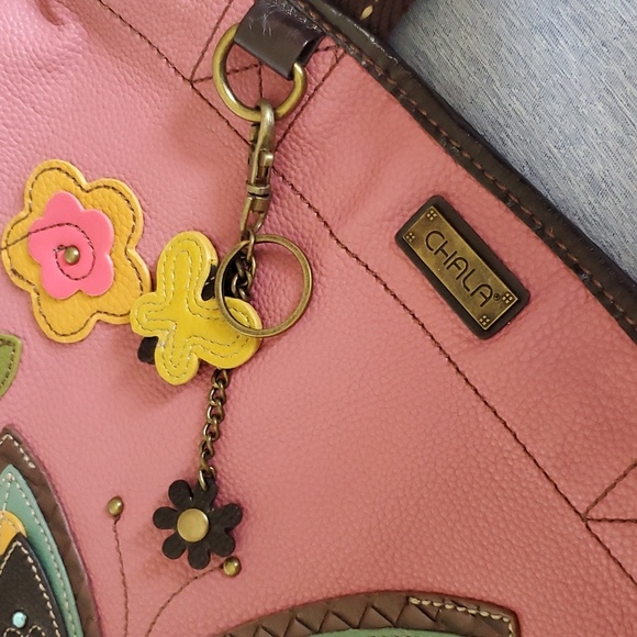 Chala butterfly tote bag with keychain - Picture 4 of 8